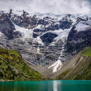 landscape photography of snow covered mountain